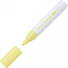 Pilot Pintor Keçeli Markör Dekor Boya Kalemi (M) Pastel Sarı Sw-Pt-M-Py (6 Lı Paket)