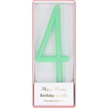 Meri Meri - İnce Rakam Mum - 4