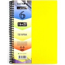  çınar ı'm smart 150 yaprak a4 ayraçlı defter 4+2 (4 kareli + 2 çizgili)
