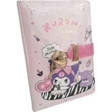  kuromi kilitli hatıra defteri a6 192 sayfa 80 gram 525-2023