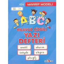 Mavi Boncuk Maarif Model Yazı Defteri Orta Boy