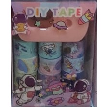  joyz desenli dıy bant seti astronot 4/s jy-0017-04