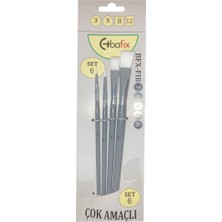 Bafix Fırça Seti Çok Amaçlı Artist 4 Lü (3-5-8-12) Set-6 70906