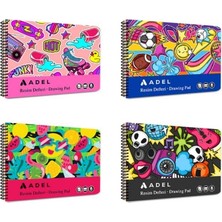 Adel Resim Defteri Fun Karton Kapak 35X50Cm 15 Yaprak (Karışık Renk 1 Adet) 2345000078