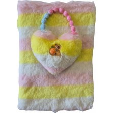 Bafix Peluş Hatıra Defteri Bfx-H21564-03 (Karışık Renk 1 Adet)