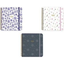 Keskin Color Sert Kapak Spiralli Süresiz Ajanda 19X21Cm