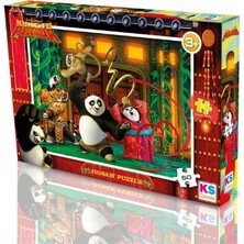  ks games kung fu panda puzzle 50 parça kp709