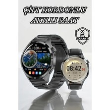 Uslucan Alışveriş Çift Kordonlu Yüksek Çözünürlüklü Akıllı Saat Uyku Izleyici & Spor Modları