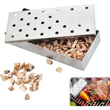 Aroma Wood Grill Mangal & Bbq Barbekü Talaş Paslanmaz Çelik Inox Tütsüleme Fümeleme Kutusu