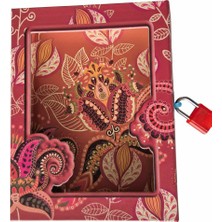 Bafix Hatıra Defteri Kilitli Yh64K-0621 (Karışık Renk 1 Adet)