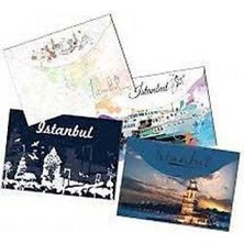  abka a4 çıtçıtlı dosya ıstanbul seri (12 li paket)