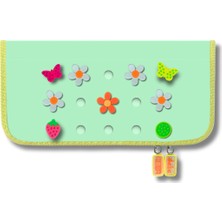  abka delic seri fermuarlı cepli kalemlik (karışık renk 1 adet)