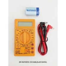 DT-830D Dijital Multimetre Avometre | Ac/dc Voltaj, Akım ve Direnç Ölçer | Elektronik Ölçü Aleti