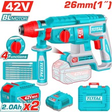 Total Lı-Ion Akülü Kömürsüz 42V Kırıcı Delici TRHLI422682E