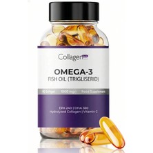 Collagen Forte Platinum Omega 3 Premium Fish Oil Balık Yağı 1000MG 90 Kapsül
