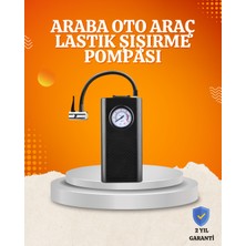 Taşınabilir Elektrikli Oto Motosiklet Bisiklet Lastik Şişirme Pompası - EM002Z-7U2877