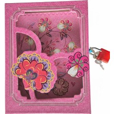 Bafix Hatıra Defteri Kilitli Yh64K-0608 (Karışık Renk 1 Adet)