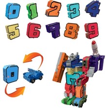  oceanfour oyuncak transfornumber dönüşen numaralar (10 lu paket)