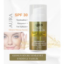 Agnodice Qzon Aura Base Glow Makyaj Bazı Nemlendirici Yüz Kremi Spf 30 – Leke Karşıtı Ton Eşitleyici 30ML
