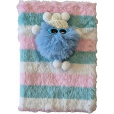 Bafix Peluş Hatıra Defteri Bfx-H21564-07 (Karışık Renk 1 Adet)