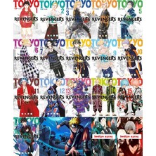 Tokyo Revengers 1-2-3-4-5-6-7-8-9-10-11-12-13-14-15-16 (Kd 16 Kitap Set - Poster+Ayraç Hediyeli)