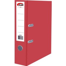  elba büro klasör geniş plastik bordo (25 li paket)