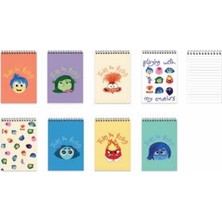  keskin color ters yüz spiralli 1 bloknot not defteri mini boy a7 42 yp çizgili 140100-18 (48 li paket)