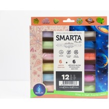 Smarta Magic Hava İle Kuruyan Modelleme Hamuru 12 X 25 Gram 30000091