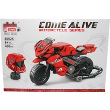 Ctoy Oyuncak Blok Motorsiklet 400 Parça 30025