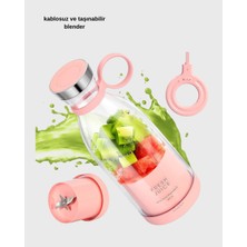 USB Şarjlı Kablosuz Blender – Taşınabilir Kompakt ve Çevre Dostu Meyve Sıkı - EM002Z-7U0VT