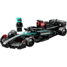  lego oyuncak speed champions mercedes-amg f1 w15 yarış arabası 10 yaş ve üzeri çocuklar ıçin sürücü minifigürü ıçeren yaratıcı oyuncak yapım seti 267 parça 77244