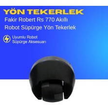 Ümit Maker Fakir Robert Rs 770 Akıllı Robot Süpürge Yön Tekerlek – Yedek Parça