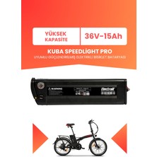 Electroll Kuba Speedlight Pro Uyumlu 36V 15AH (Yüksek Kapasite) Güçlendirilmiş Elektrikli Bisiklet Bataryası