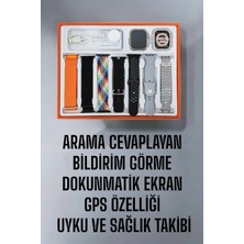 Akıllı Saat 7 Kordonlu Metalplastik ve Hasır Kordon Seçeneği - EM002Z-7U0YL5