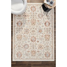 Venucci Home & Living Valencia %100 Polyester Vintage Modern  Dokuma Salon Oturma Odası Halısı
