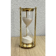 Bıyıklı Tobacco Vintage Pirinç Kum Saati  4 Dakikalık Özel Çay Demleme Zamanlayıcısı