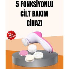Derin Temizleme ve Masaj Için 5 Başlıklı Yüz Cilt Bakım Aleti - EM002Z-7U23B6