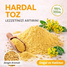 AKTARZANE Doğal Hardal Tozu – Katkısız Öğütülmüş Hardal Baharatı 50 gr