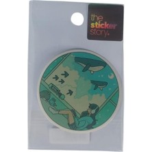 Ekstrafix Yapışkanlı Sudan Etkilenmeyen Sticker The Sticker Story Balinalar Tss0247 (1 Adet)