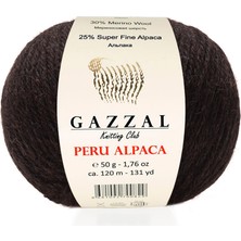 Gazzal Peru Alpaca 2308 50GR El Örgü Ipi