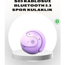 Uslucan Alışveriş S05 Kablosuz Kulaklık Bluetooth 5.3 Ipx4 Su Geçirmez Stereo Ses Otomatik Bağlantı