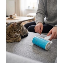 Yıkanabilir Pet Tüy Toplama Aparatı Kıyafet Koltuk Araba Içi Temizlik Rulosu - EM002Z-7T3PH4