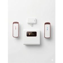 Zilvana Microna Manyetik Kablosuz Yaka Mikrofonu Lighting Canlı Yayın Ropörtaj Telefon Uyumlu (Taşıma Kılıfı Hediyeli)