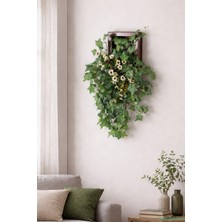 Yapay Çiçek Sitesi Ahşap Çerçeveli Yapay Çiçek Duvar Tablosu 15X24 Model 12