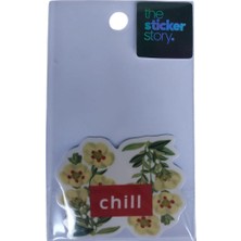 Ekstrafix Yapışkanlı Sudan Etkilenmeyen Sticker The Sticker Story Chill Tss0251 (1 Adet)