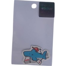  ekstrafix yapışkanlı sudan etkilenmeyen sticker the sticker story köğek balığı tss0079 (1 adet)
