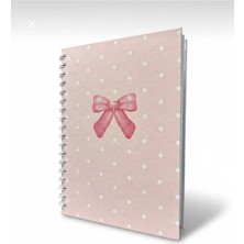 Lizy Spiralli Sert Kapak Kareli Not Defteri - 17X24CM