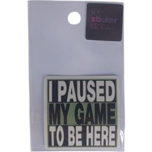 Ekstrafix Yapışkanlı Sudan Etkilenmeyen Sticker The Sticker Story I Paused Tss0237 (1 Adet)