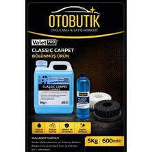 Valetpro Valet Pro Classic Carpet Cleaner Bölünmüş Ürün 600 ml + Halı Temizleme ve Koltuk Temizleme Fırçası Seti