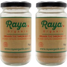 Raya Organik Organik Selyon Toz Tarçın 2’li Set (2 x 70 gr – Toplam 140 Gr)